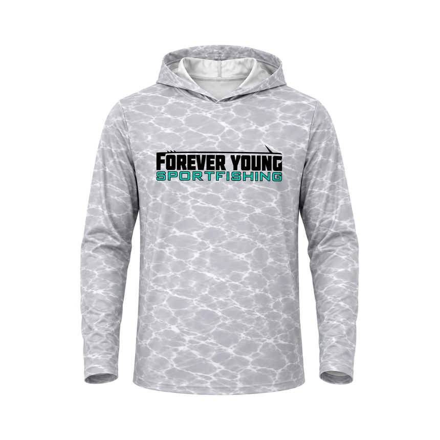 Forever Young Sportfishing Hooded Performance Shirt