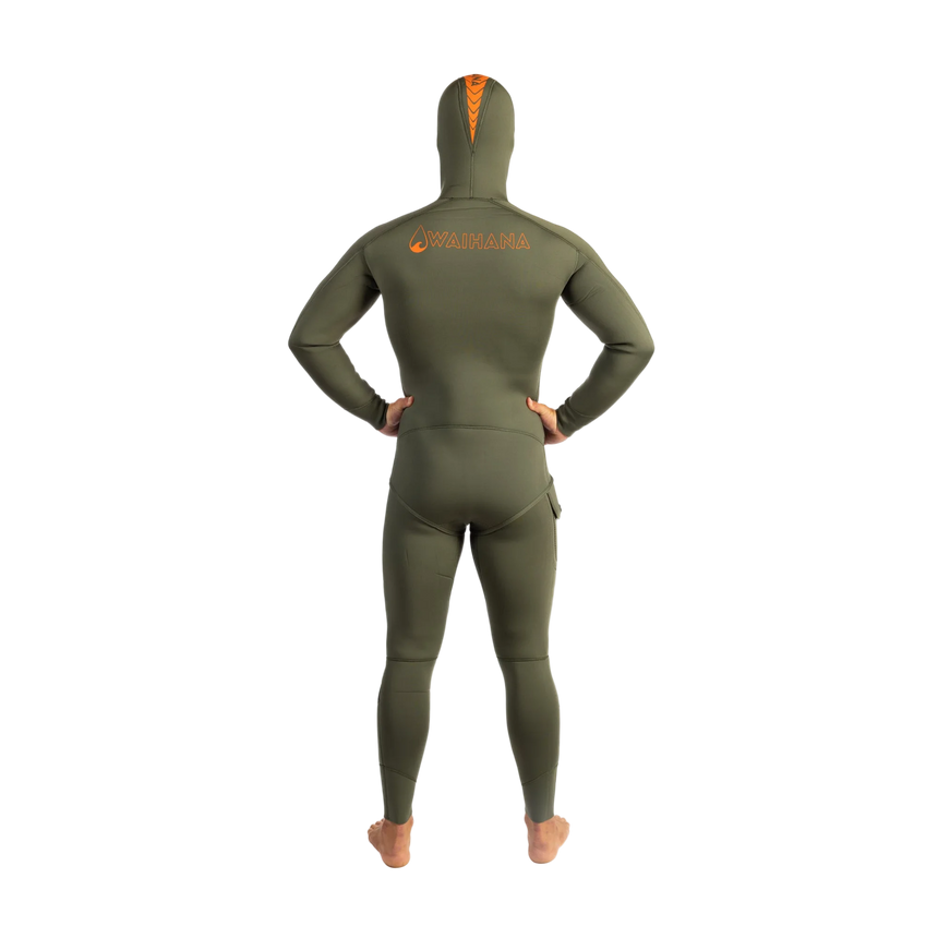 Waihana 5.0 mm Mens Essentials Pro Wetsuit (Ranger Green)