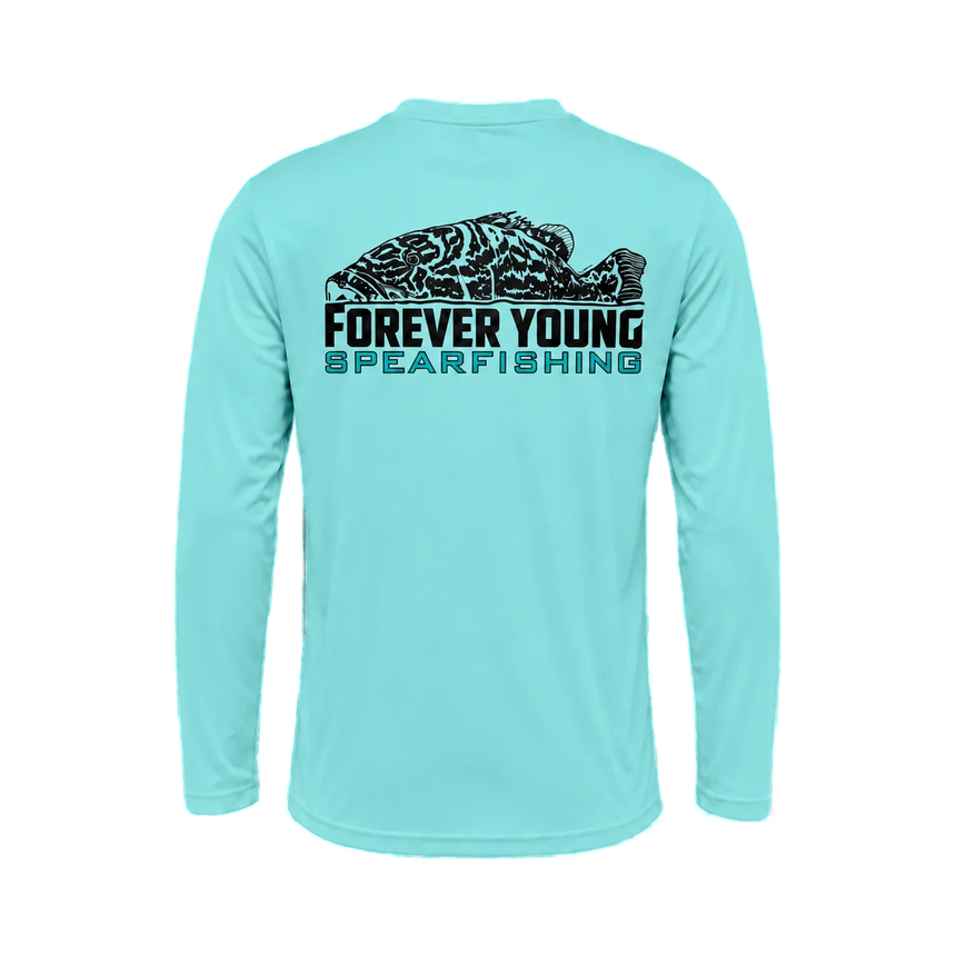 Forever Young Spearfishing Grouper Performance Shirt