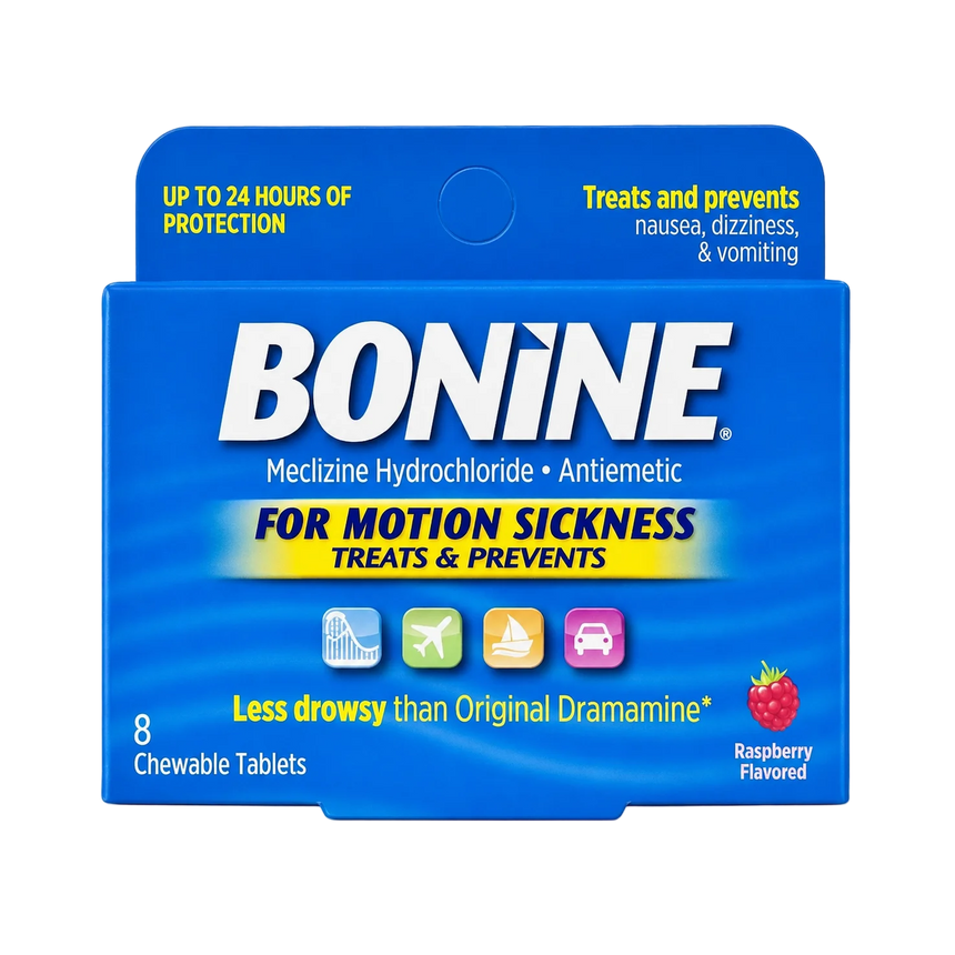 Bonine Motion Sickness Relief Chewable Tablets