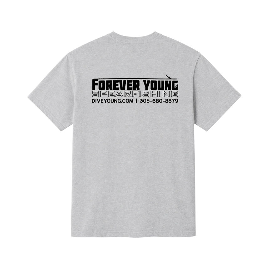Forever Young Spearfishing Walking Logo T-Shirt