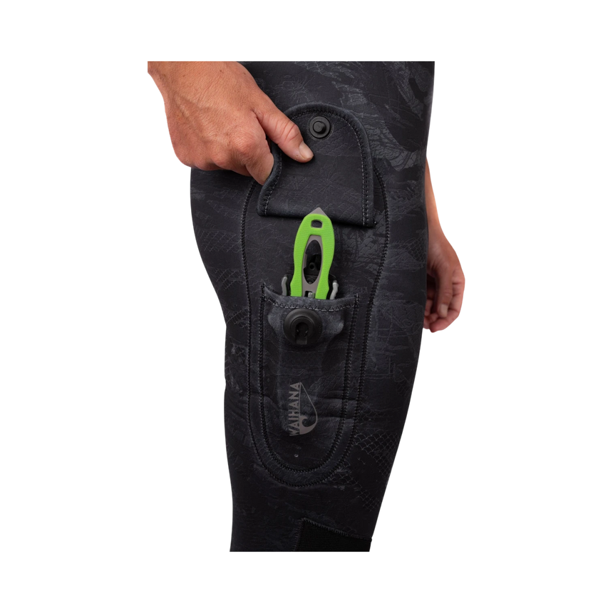 Waihana Men's 5.5 mm Wetsuit (Tropicam Black)