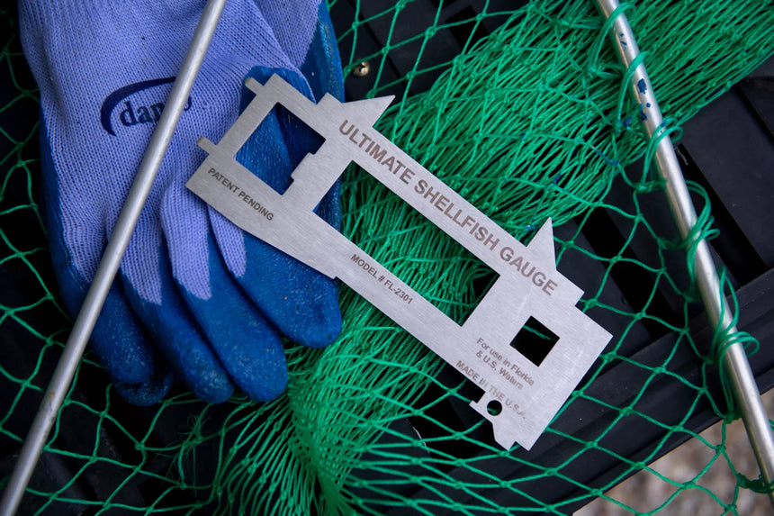 Ultimate Shellfish Gauge Measuring Tool Florida Edition