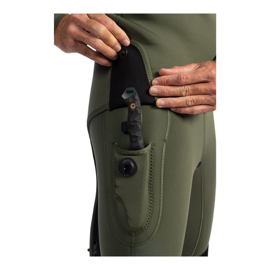 Waihana 5.0 mm Mens Essentials Pro Wetsuit (Ranger Green)