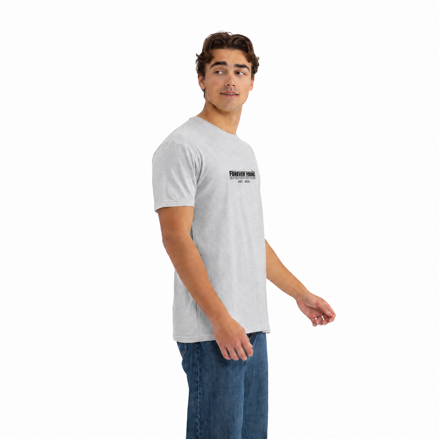 Forever Young Spearfishing Walking Logo T-Shirt