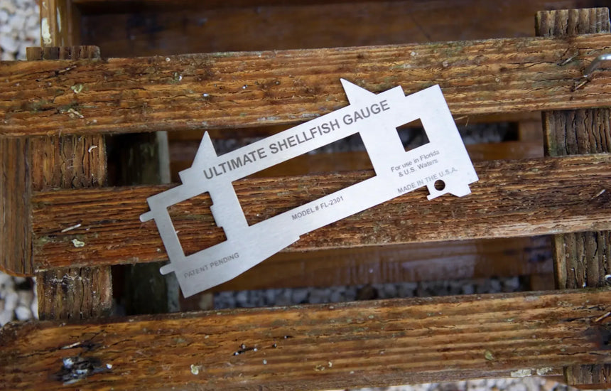 Ultimate Shellfish Gauge Measuring Tool Florida Edition