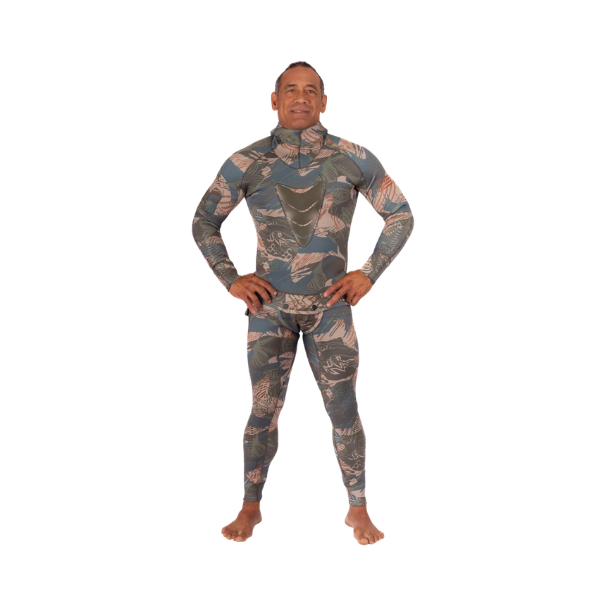 Waihana Men's 3.5 mm Wetsuit (Hawaiian Brushstroke)
