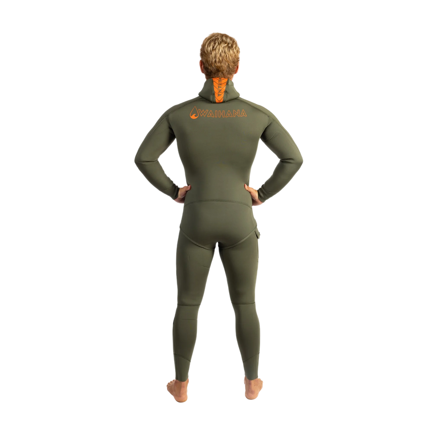 Waihana 5.0 mm Mens Essentials Pro Wetsuit (Ranger Green)