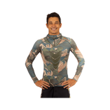 Waihana Hawaiian Brushstroke Hooded Spearfishing Rashguard