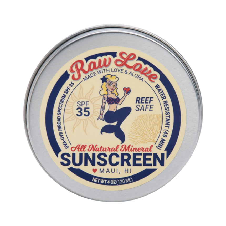 Raw Love Mineral Sunscreen Tin (4 oz)