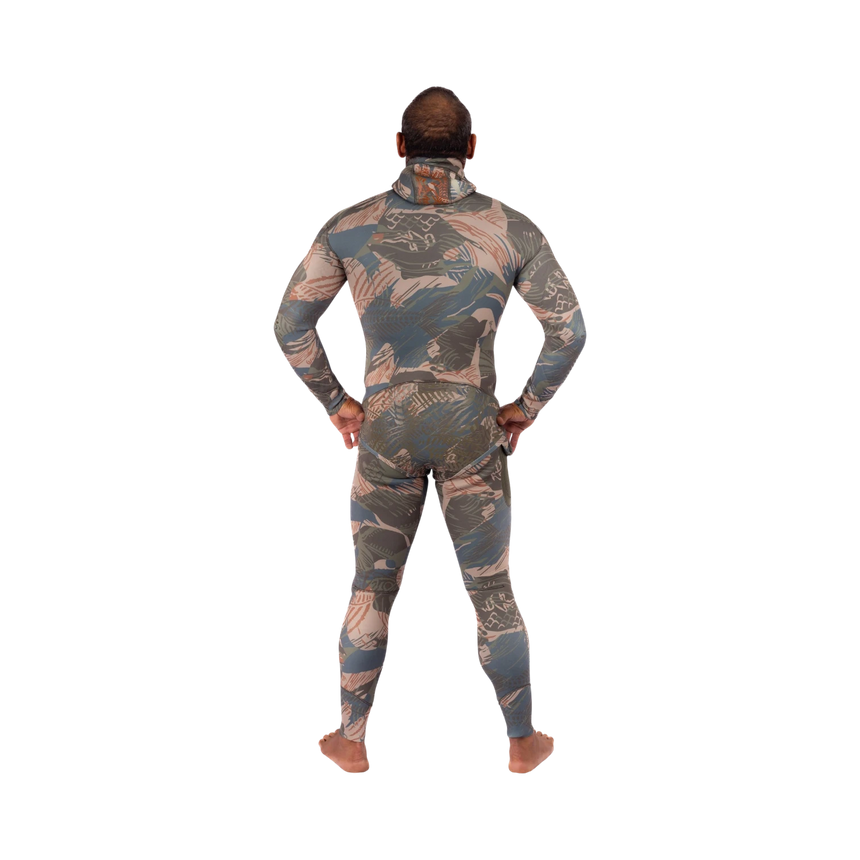 Waihana Men's 3.5 mm Wetsuit (Hawaiian Brushstroke)
