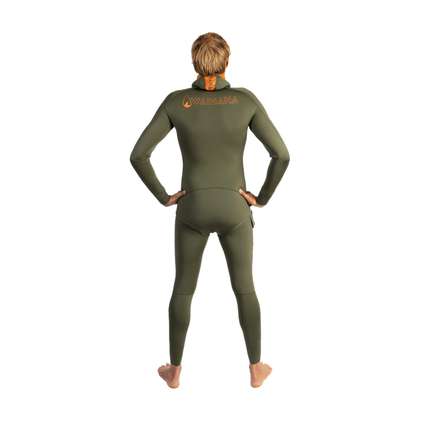 Waihana 5.0 mm Mens Essentials Pro Wetsuit (Ranger Green)