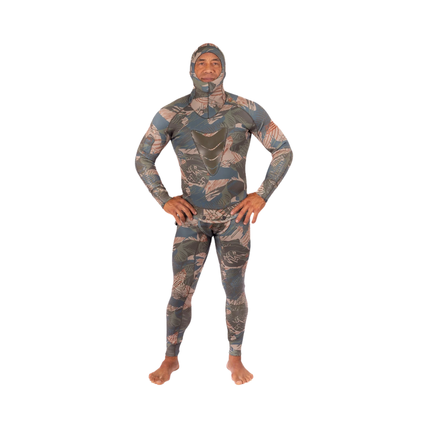 Waihana Men's 3.5 mm Wetsuit (Hawaiian Brushstroke)