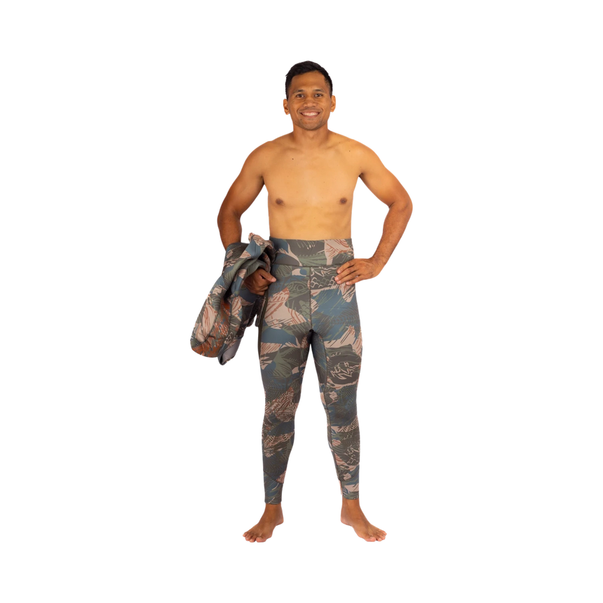 Waihana Men's 3.5 mm Wetsuit (Hawaiian Brushstroke)