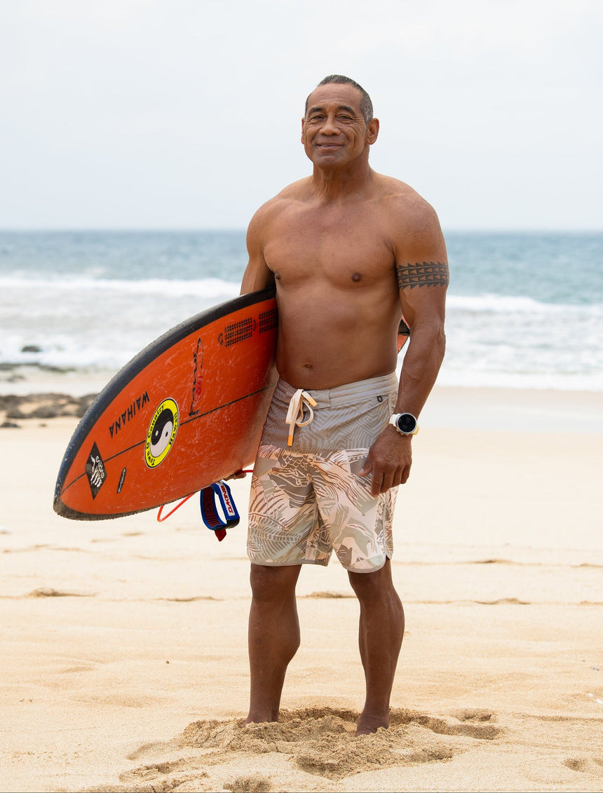 Waihana Sandy Brushstroke W1 Board Shorts