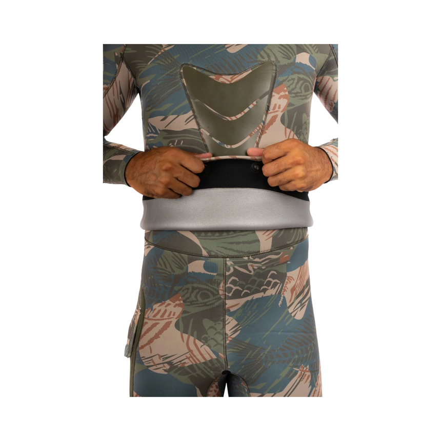 Waihana Men's 3.5 mm Wetsuit (Hawaiian Brushstroke)