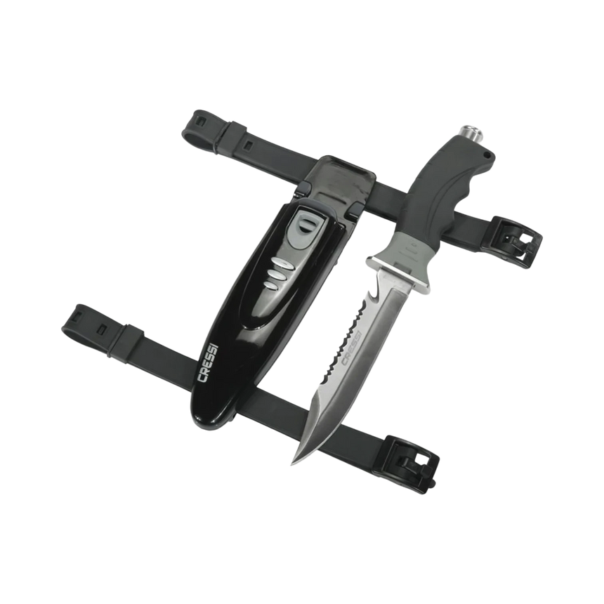 Cressi Borg Dive Knife (Pointed Tip)