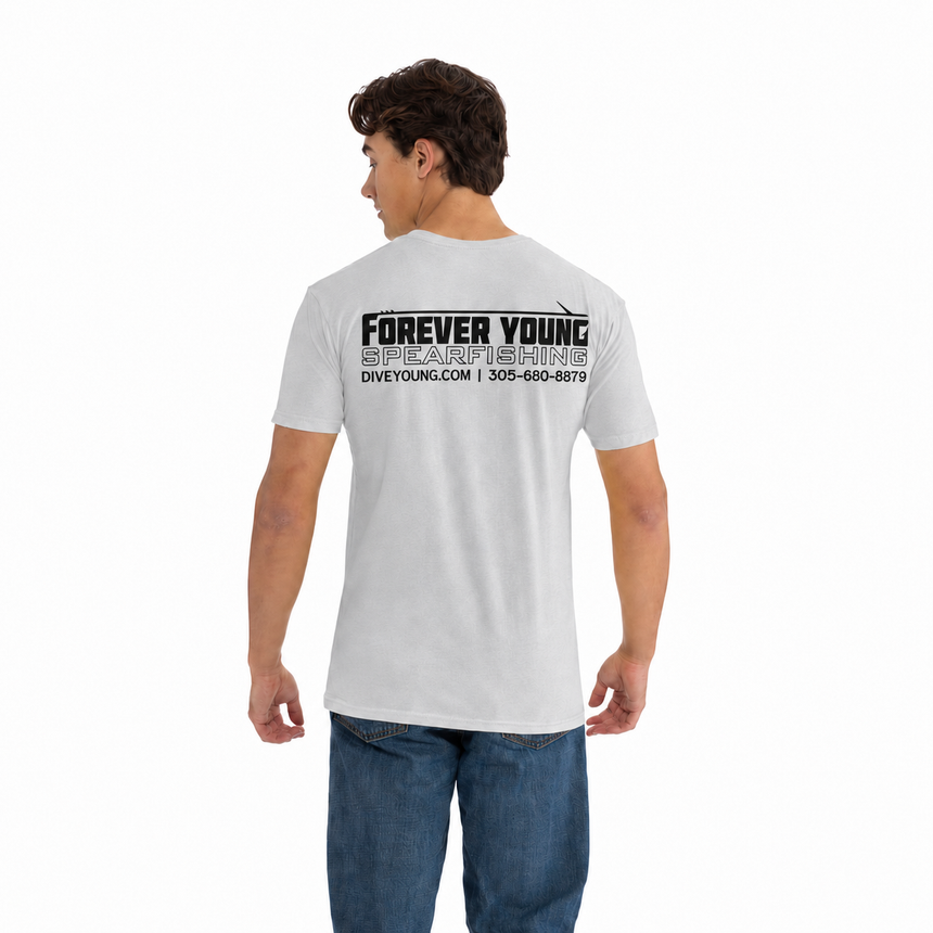 Forever Young Spearfishing Walking Logo T-Shirt