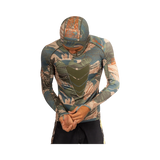 Waihana Hawaiian Brushstroke Hooded Spearfishing Rashguard