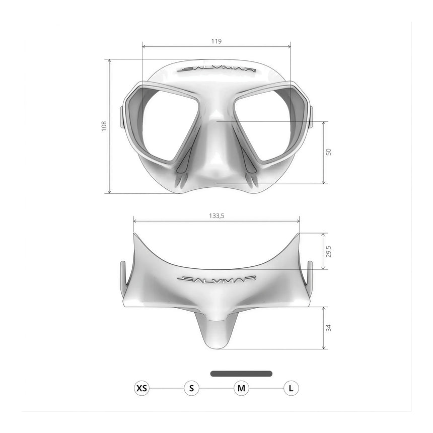 Salvimar Noah Freediving Mask